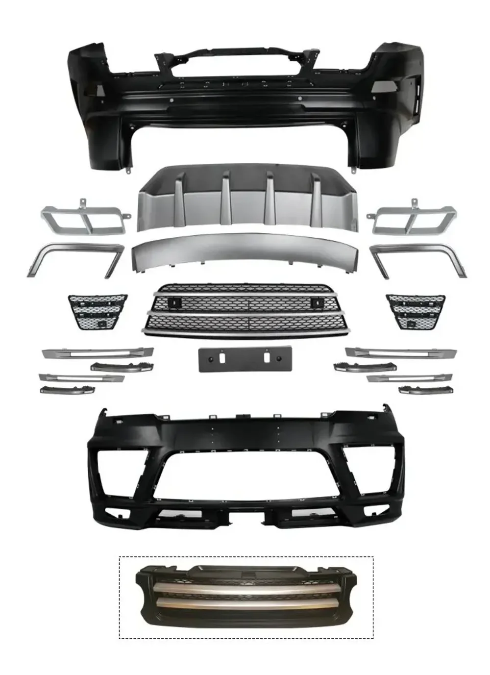 Обвес для LAND ROVER RANGE ROVER SPORT 2014-2017 Лэнд Ровер Спорт