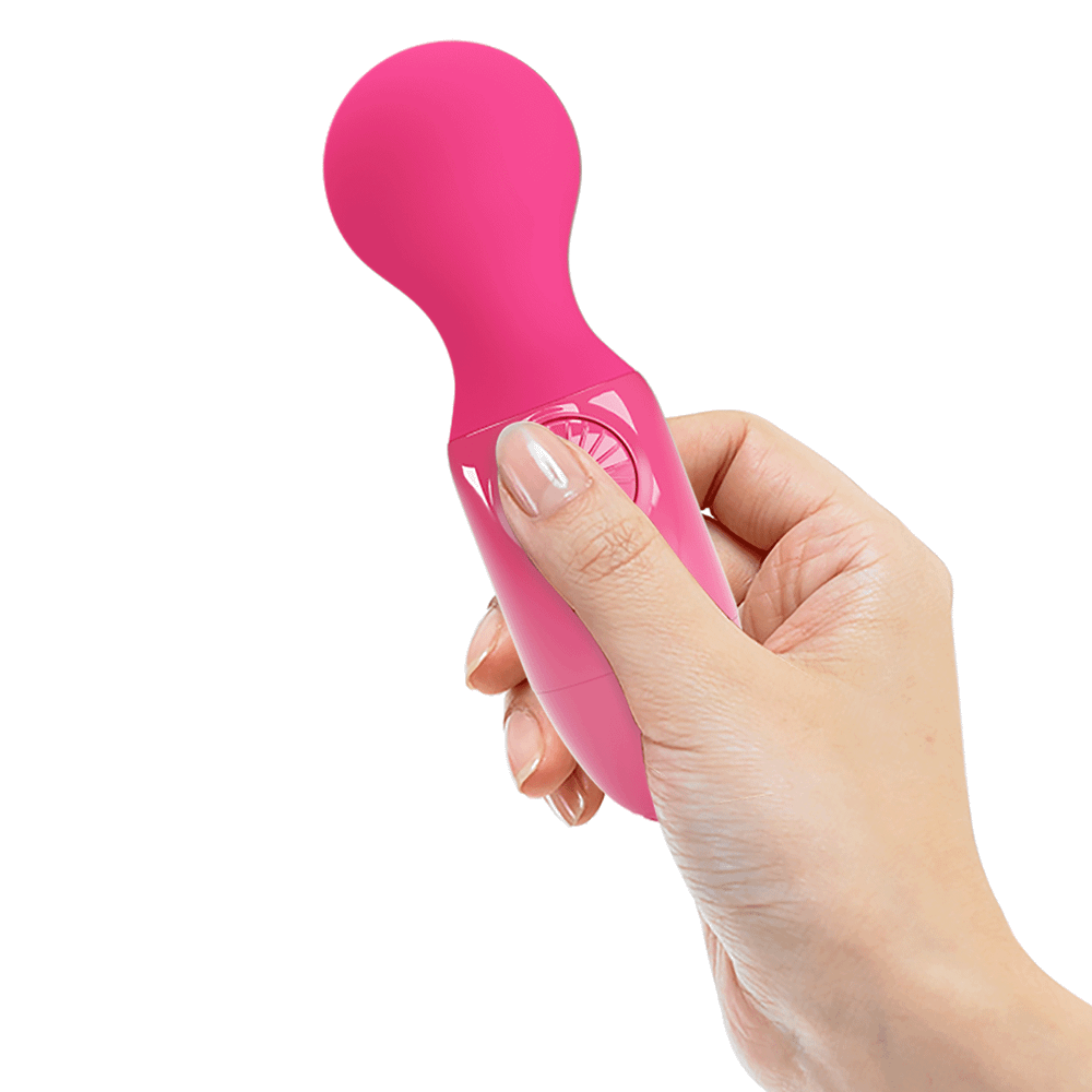 Розовый мини-вибратор с шаровидной головкой Pretty Love Mini Stick BI-014998-DC
