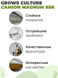 Воблер крэнк Camion Magnum SSR 36 мм 3.3 г цвет #17 natural