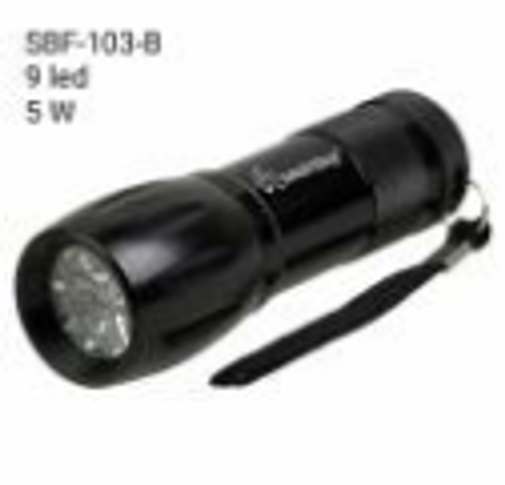 Фонарь ручной SBF-103-B 3FFF 9LED 0.5W, 20lm IP44 Smartbuy