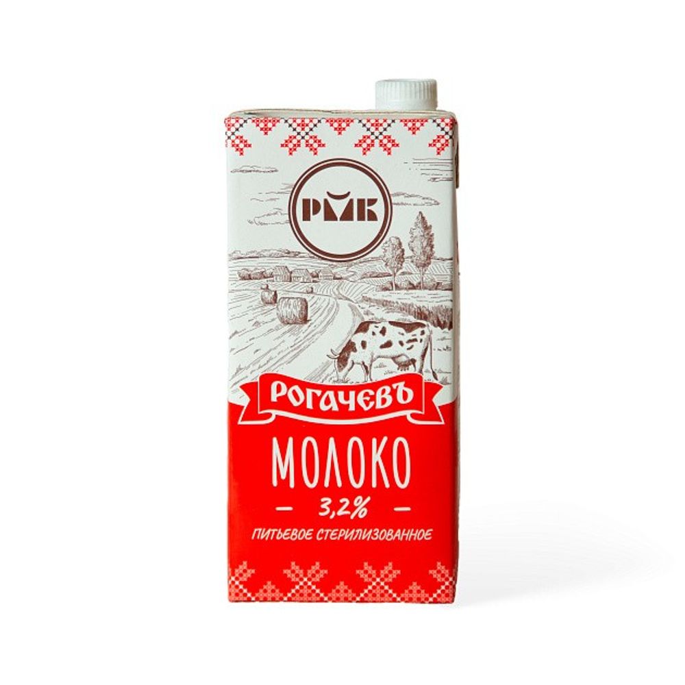 Молоко Рогачев 3,2% 1л