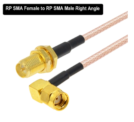 SMA кабель-удлинитель RG316 (тип E) 20 см
