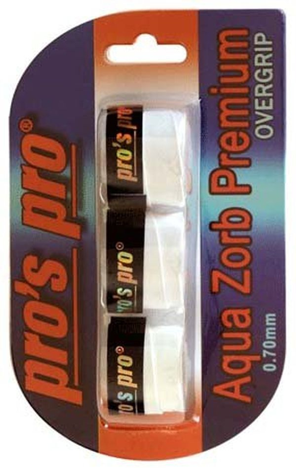 Намотки теннисные Pro's Pro Aqua Zorb Premium (3P) - white