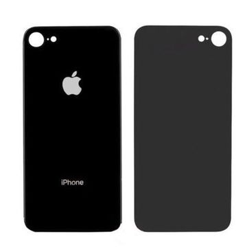 Заднее стекло для iPhone 8, черное, оригинал