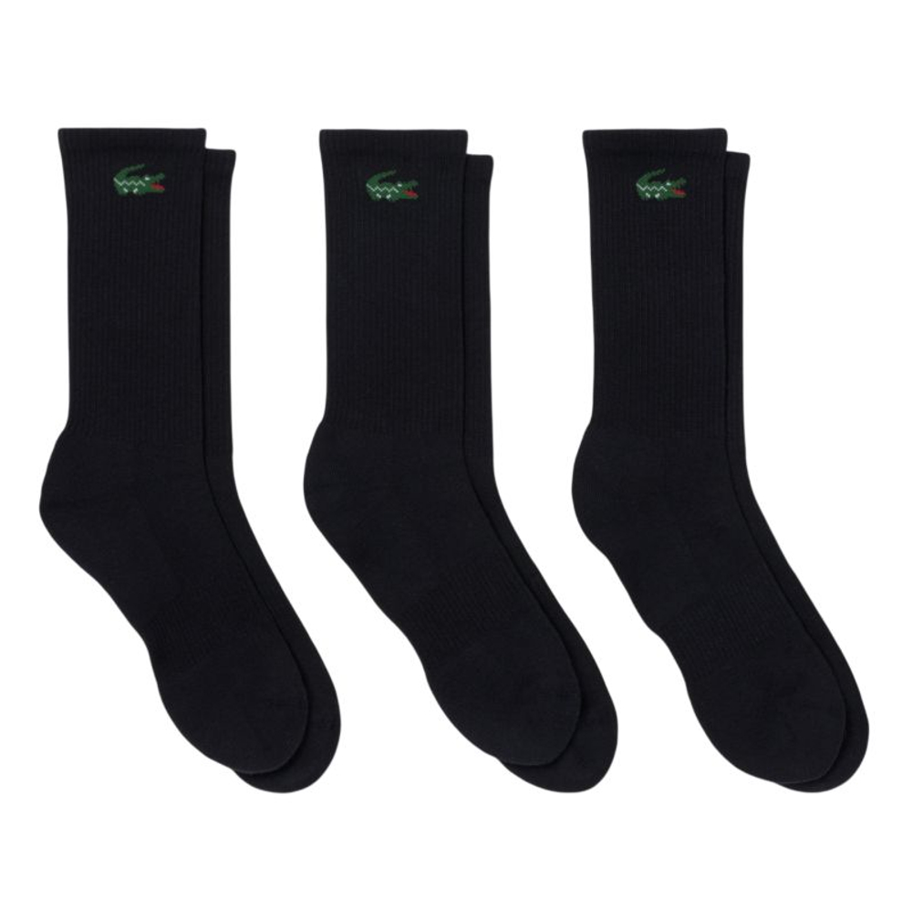 Теннисные носки Lacoste Sport 3P - black