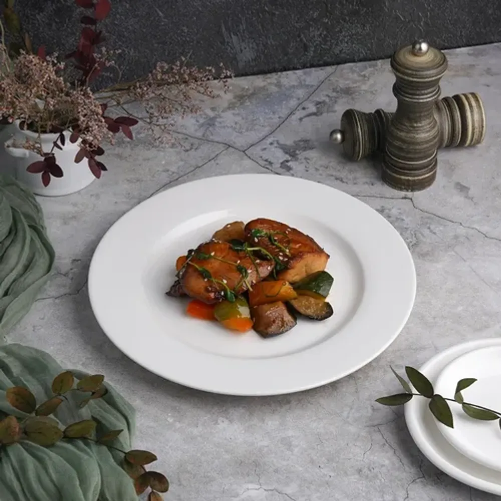 Тарелка d 25,5 см h2,5 см белая фарфор Classic P.L. Proff Cuisine [4]