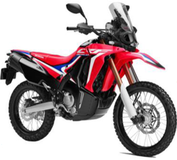 86645-KZZ-J00ZA. STRIPE C, R. MIDDLE COWL *TYPE1*. Honda CRF250Rally, Sticker OEM