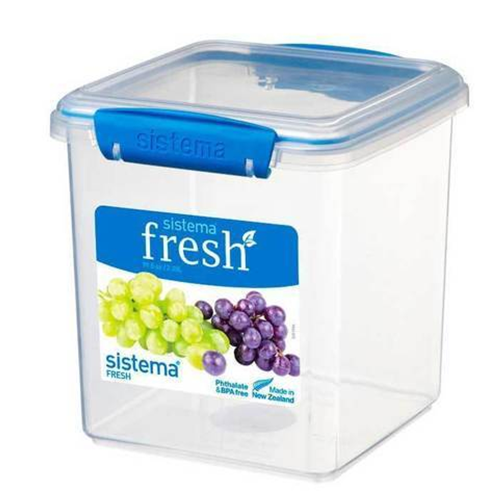 Контейнер для печенья 2.35л Sistema Fresh синий