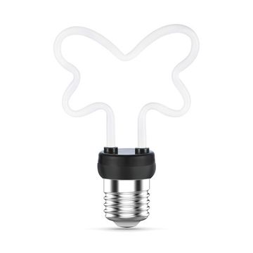 Лампа светодиодная Filament Artline Butterfly Е27 4W 2700K 1001802104 milky Gauss
