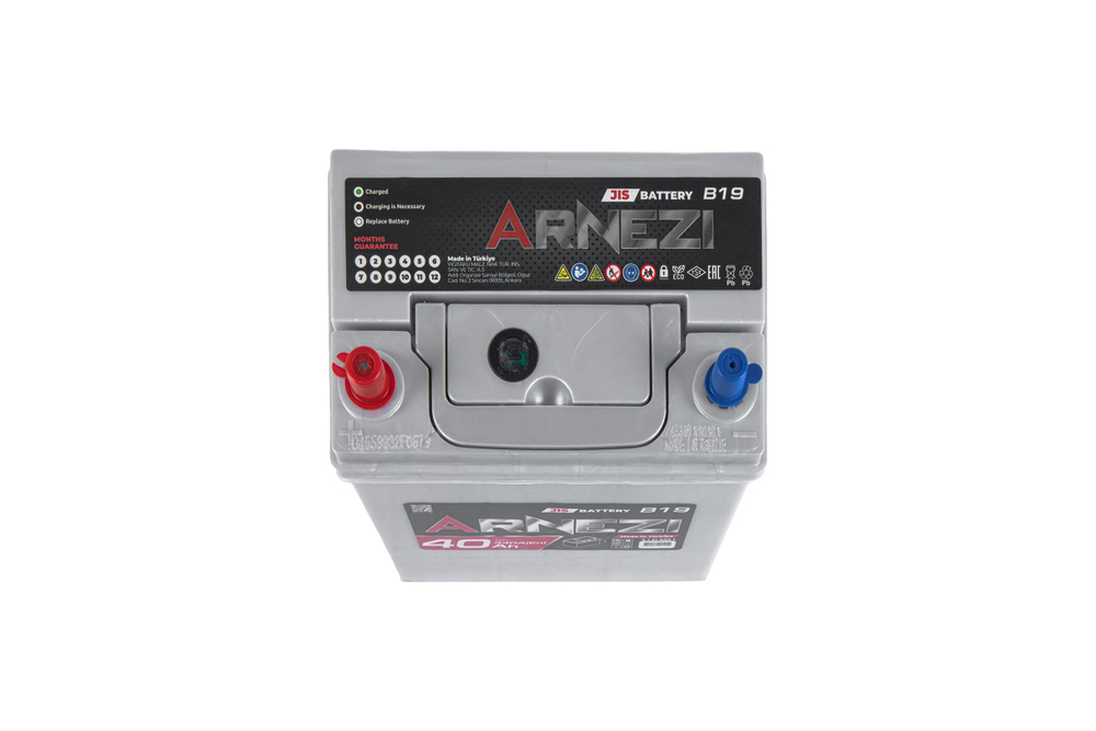 Аккумулятор ARNEZI JIS SMF 40 А/ч прямой L+ 197x128x225 B19 EN 340 А