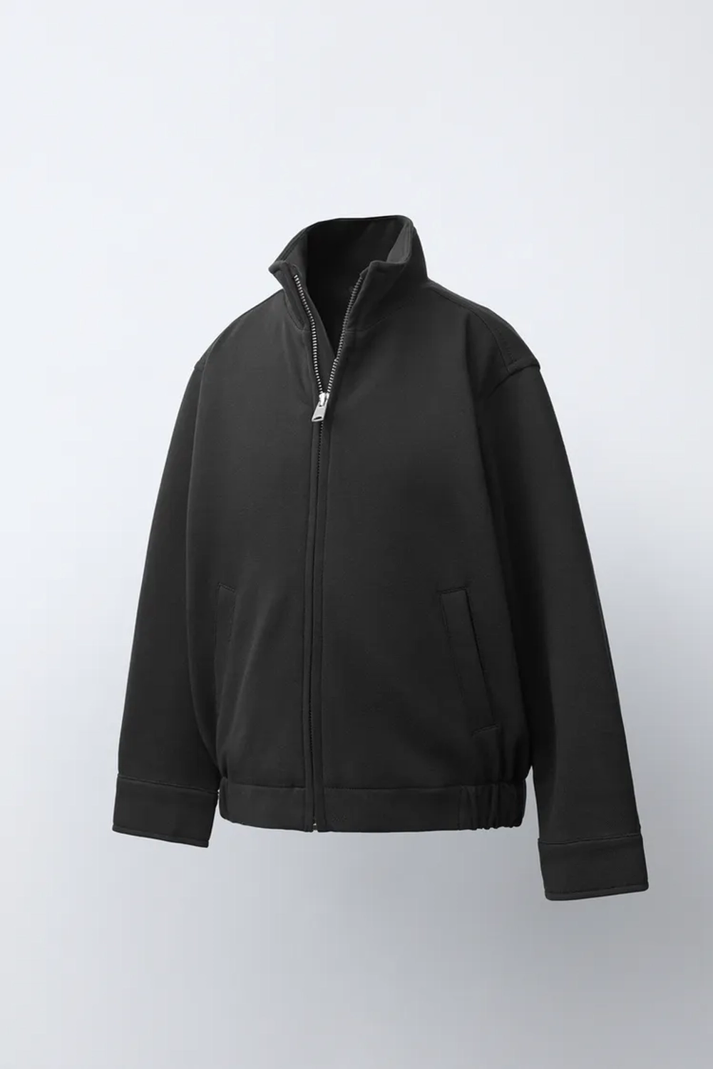ZARA БОМБЕР COMFORT, МЯГКИЙ СЕРЫЙ