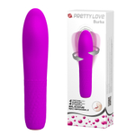 Лиловый вибратор-ротатор 16см Pretty Love Classic Silicone Rechargeable Rotating Vibrator Burke BI-014584X