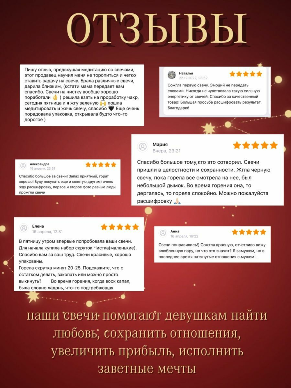 Свеча программа Энергия