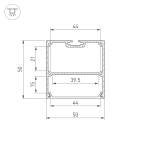 Профиль SL-LINE-5050-LW-3000 WHITE (Arlight, Алюминий)