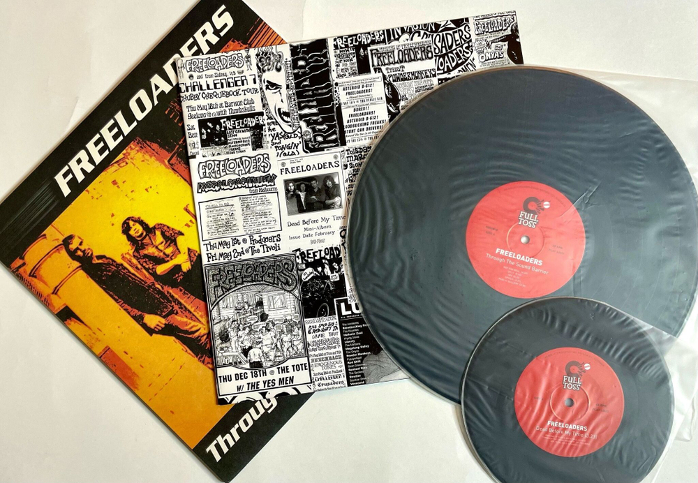 Винтажная виниловая пластинка LP Freeloaders Through The Sound Barrier ( Australia 2000)