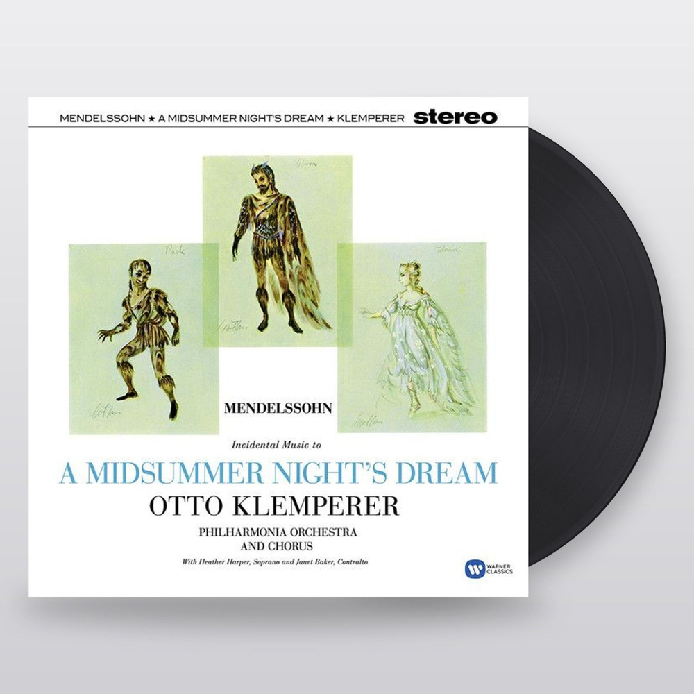 Otto Klemperer, Philharmonia Chorus, Philharmonia Orchestra, Felix Mendelssohn-Bartholdy — A Midsummer Night's Dream (LP)