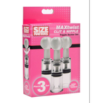 Набор из 3 помп для клитора и сосков Max Twist Clit and Nipple Triple Sucker Set (Цвет: прозрачный)