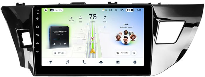 Магнитола для Toyota Corolla E180 2012-2016 (штатная КЗВ) - Teyes CC4L монитор 10.1" IPS, Android 14, Быстрая, Snapdragon 662, CarPlay, 4G SIM-слот