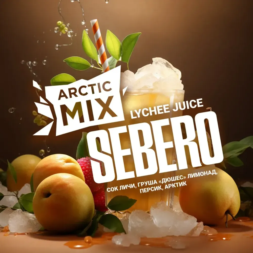 SEBERO  Arctic Mix Lychee Jiuce (Сок Личи/Дюшес/Персик/Арктик) 200г