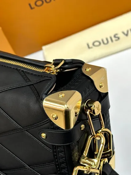 Сумка Louis Vuitton Side Trunk PM черный