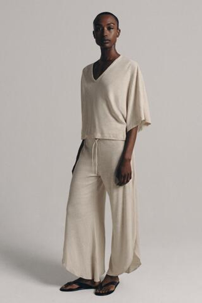 БРЮКИ ИЗ ЛЬНА С РАЗРЕЗАМИ — ZARA