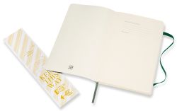 Блокнот Moleskine Large в линейку зеленый (QP616K15) 3