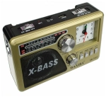 Радиоприемник Waxiba XB-741C + часы и USB с MP3-проигрывателем