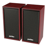 Колонки Perfeo CABINET 2*3 Вт USB, махагон PF-84