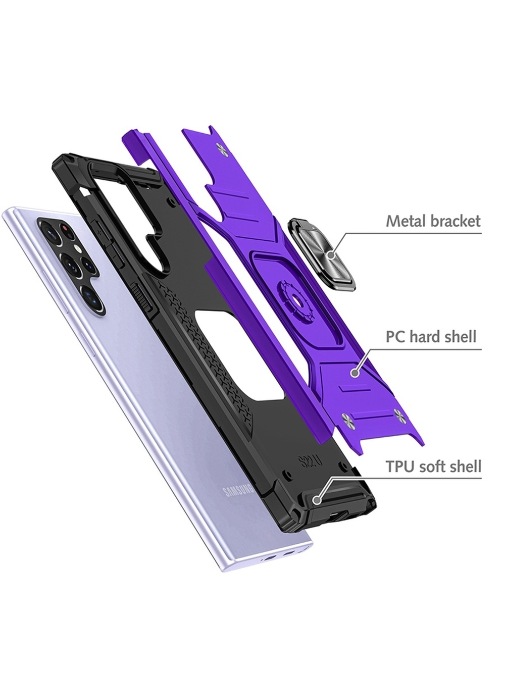 Противоударный чехол Legion Case для Samsung Galaxy S22 Ultra