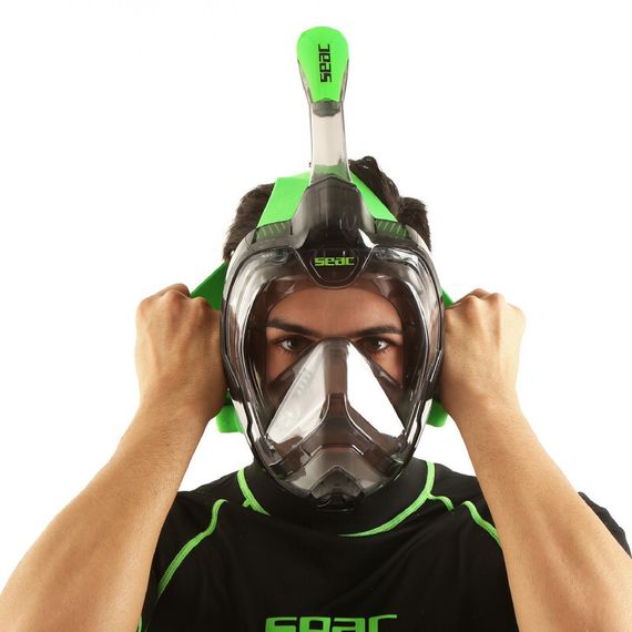 Маска полнолицевая Seac Sub Magica Black/Lime