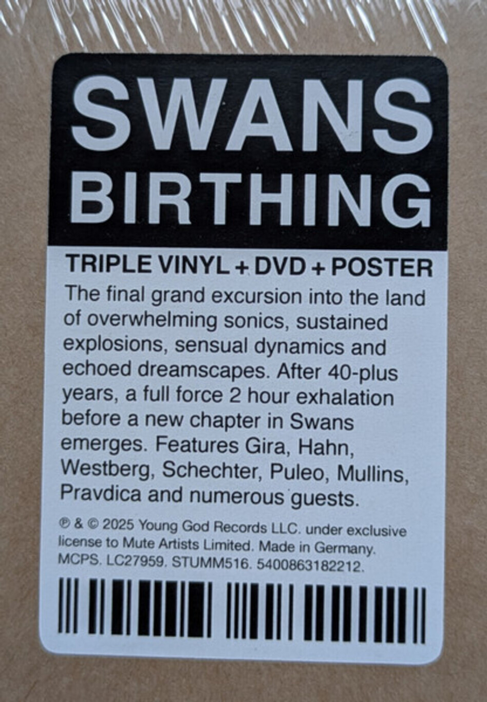 Swans / Birthing (3LP+DVD)