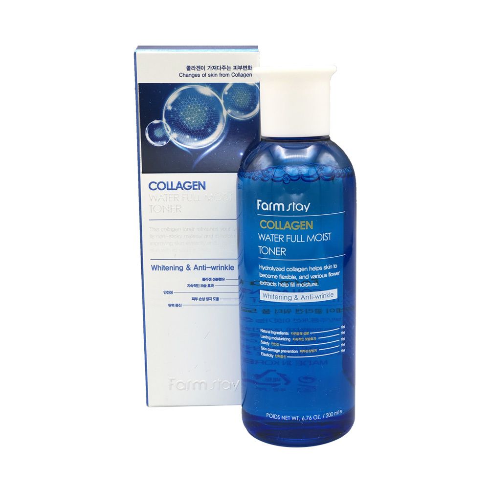 Farmstay Тонер с коллагеном Collagen Water Full Moist 200 мл