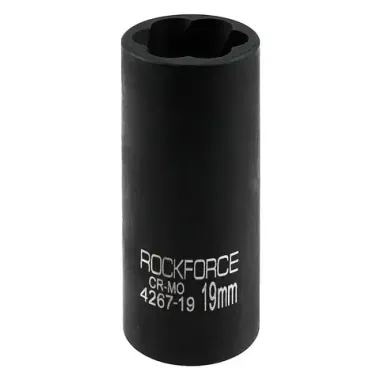 Головка ударная двухсторонняя 1/2'', 19мм (6гр.) RockFORCE RF-4267-19