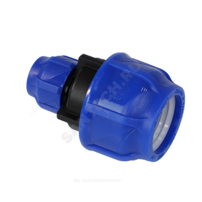 Муфта компрессионная ПЭ переходная Дн 40х20 Ру16 VALFEX 121001214020