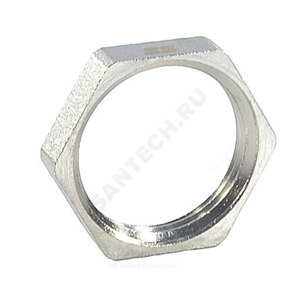 Контргайка латунь никель Ду 25 (1") ВР SantechSystems