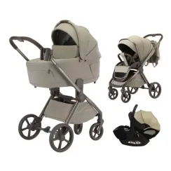 Коляска 3 в 1 Luxmom Aurum Beige