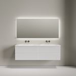 Тумба подвесная Sancos Snob R c двумя ящиками 790х445х500, Bianco, SNR80W, арт. SNR80W