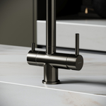 Смеситель для кухни Sancos Foster с краном для фильтра, вороненая сталь, SC4014GG, арт. SC4014GG