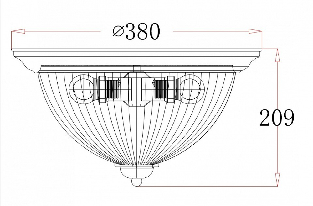 Накладной светильник Freya Planum FR2913-CL-03-BZ