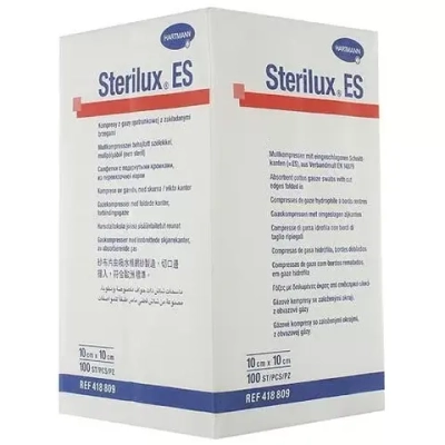 Салфетки нестерильные Paul Hartmann Sterilux ES 2050070 10х10 см 8 слоев 21 нить 100 шт