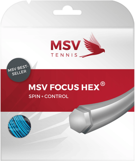 Теннисная струна MSV Focus Hex BL - 1.27 Set (12 м), арт. 3735