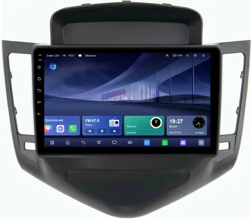 Магнитола для Chevrolet Cruze 2009-2012 - Kuberg QLed, Android 14, TS105, Быстрейшая, CarPlay, SIM-слот