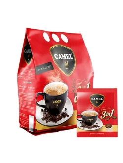 Растворимый турецкий кофейный напиток Camel, Strong 3 в 1