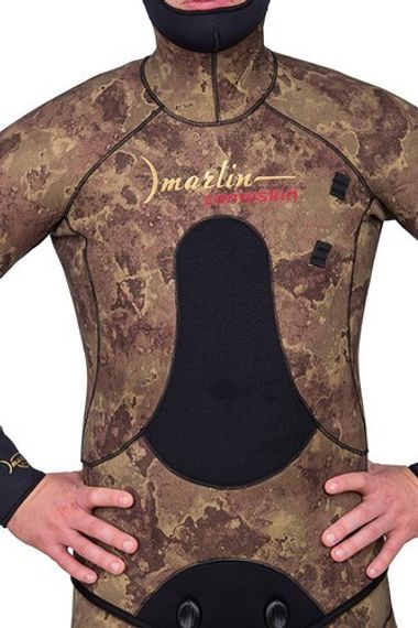 Гидрокостюм Marlin Camoskin 7 мм Оливковый