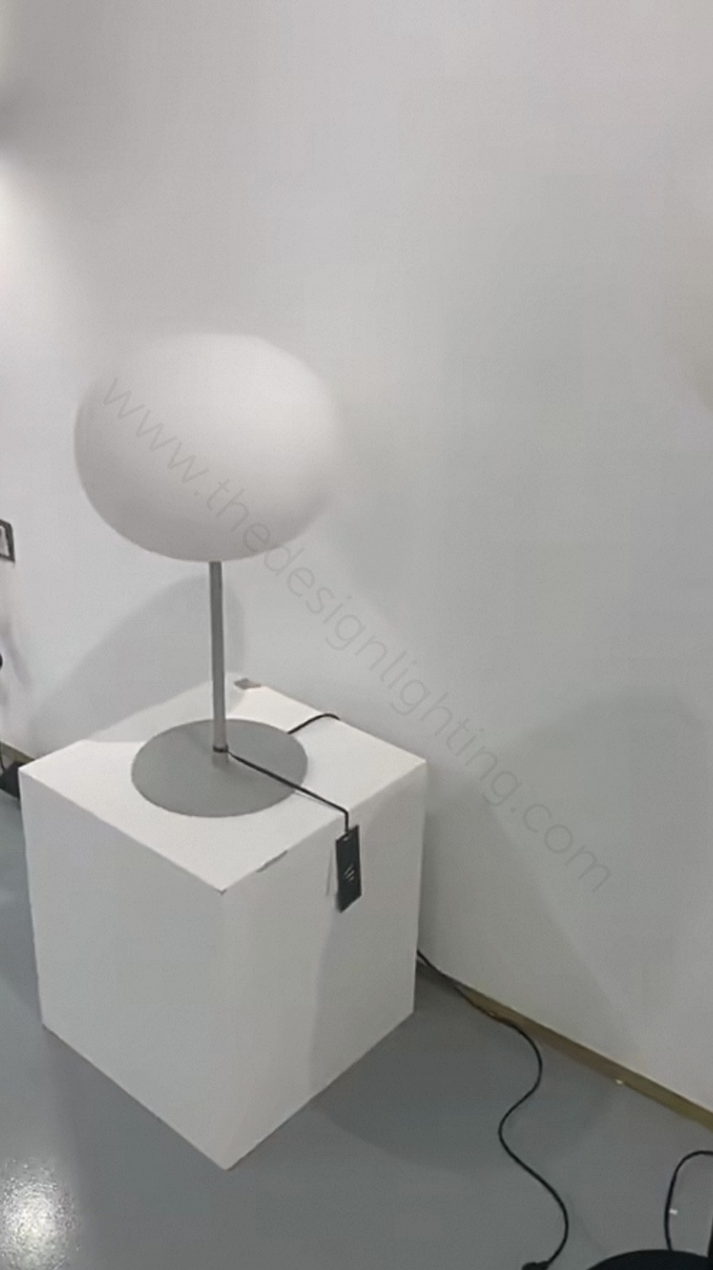 Table design lamp Glo Ball T1/T2 by Flos (Silver)