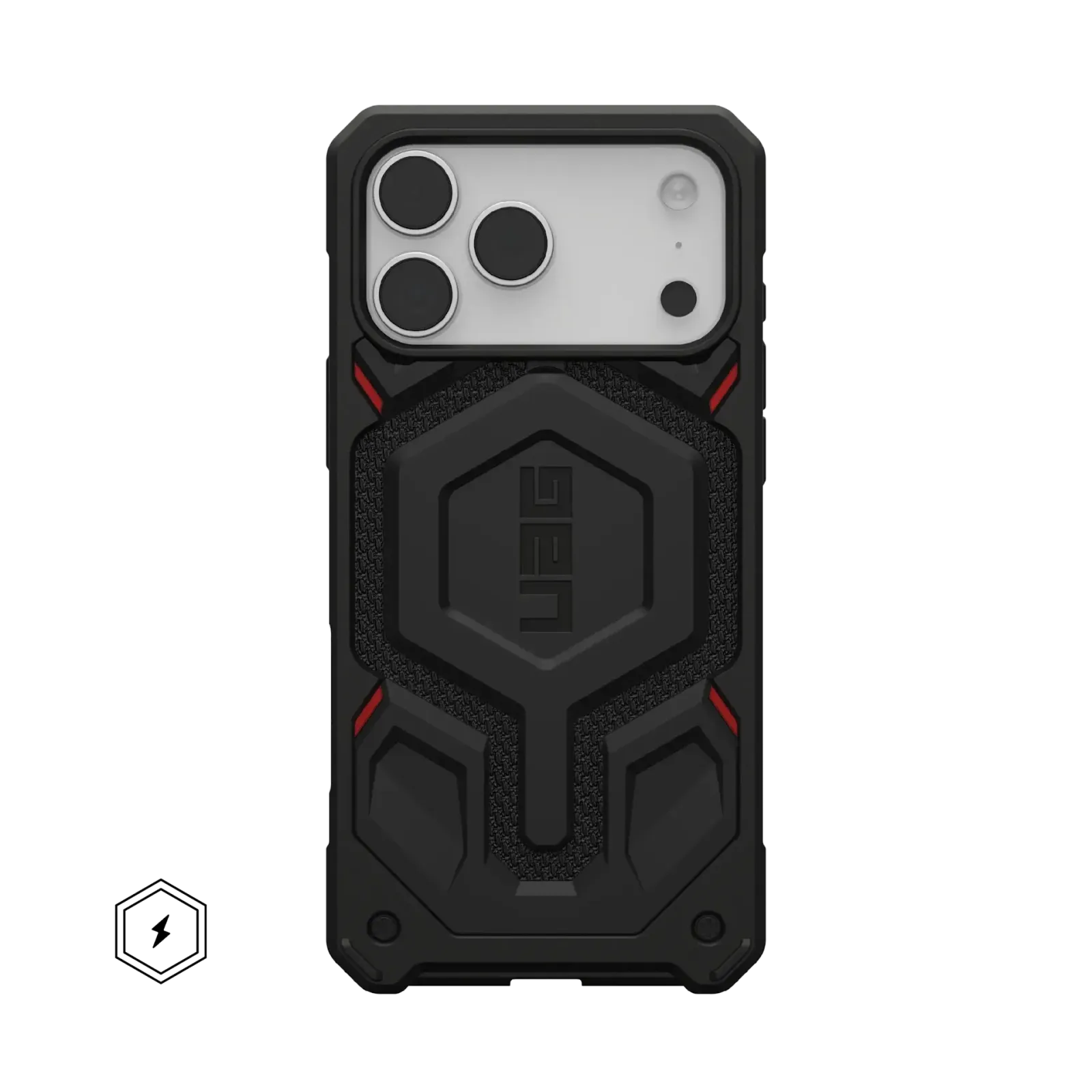 UAG Monarch Pro Kevlar® with MagSafe Series Case for Apple iPhone 17 Pro Max Kevlar Black (Чёрный)