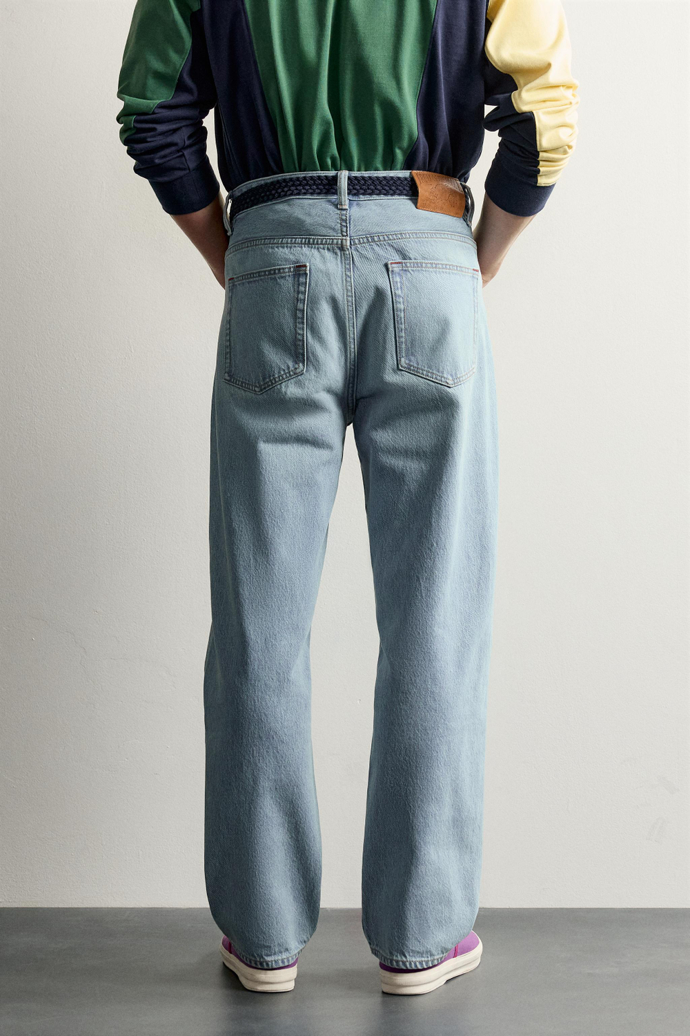 ДЖИНСЫ STRAIGHT FIT FRUIT OF THE LOOM™ — ZARA