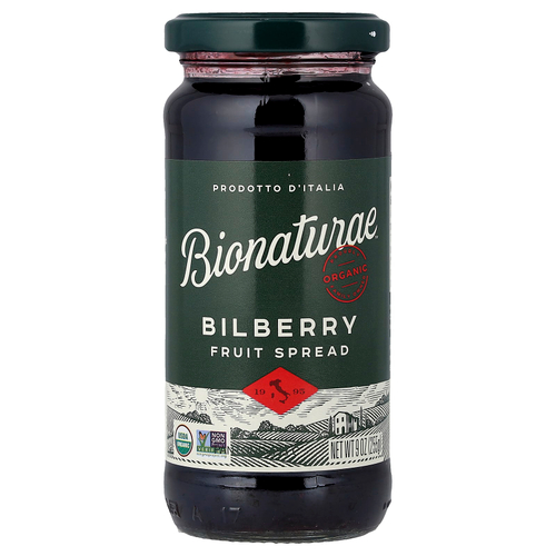Bionaturae, органический фруктовый спред, черника, 255 г (9 унций)