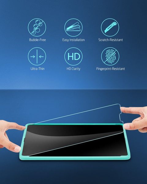 Закаленное защитное стекло ESR HD Ultra Clear High Definition  для Apple iPad Pro 11" (2018,2020)