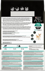 Сухой корм Pro Plan Mini Adult для взрослых собак мелких пород  с чувствительным пищеварением, ягненок, 3 кг